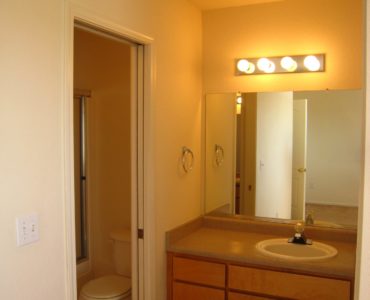 photo of burton middle unit vanity area