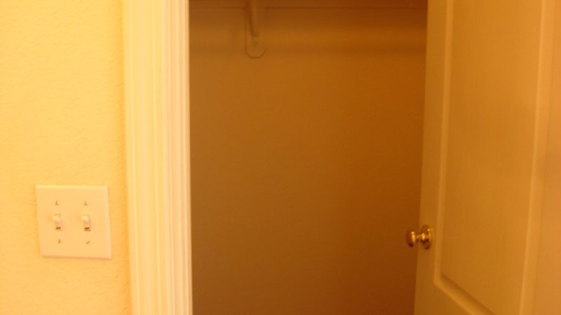 photo of burton middle unit bedroom closet